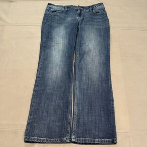 Wrangler Women Straight Leg Jean Med Wash Denim Western Cowgirl Y2K-11x30-4769